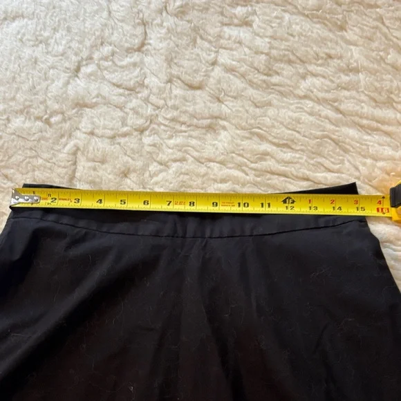 Jacob Black Cotton Blend Skirt - Picture 2 of 5